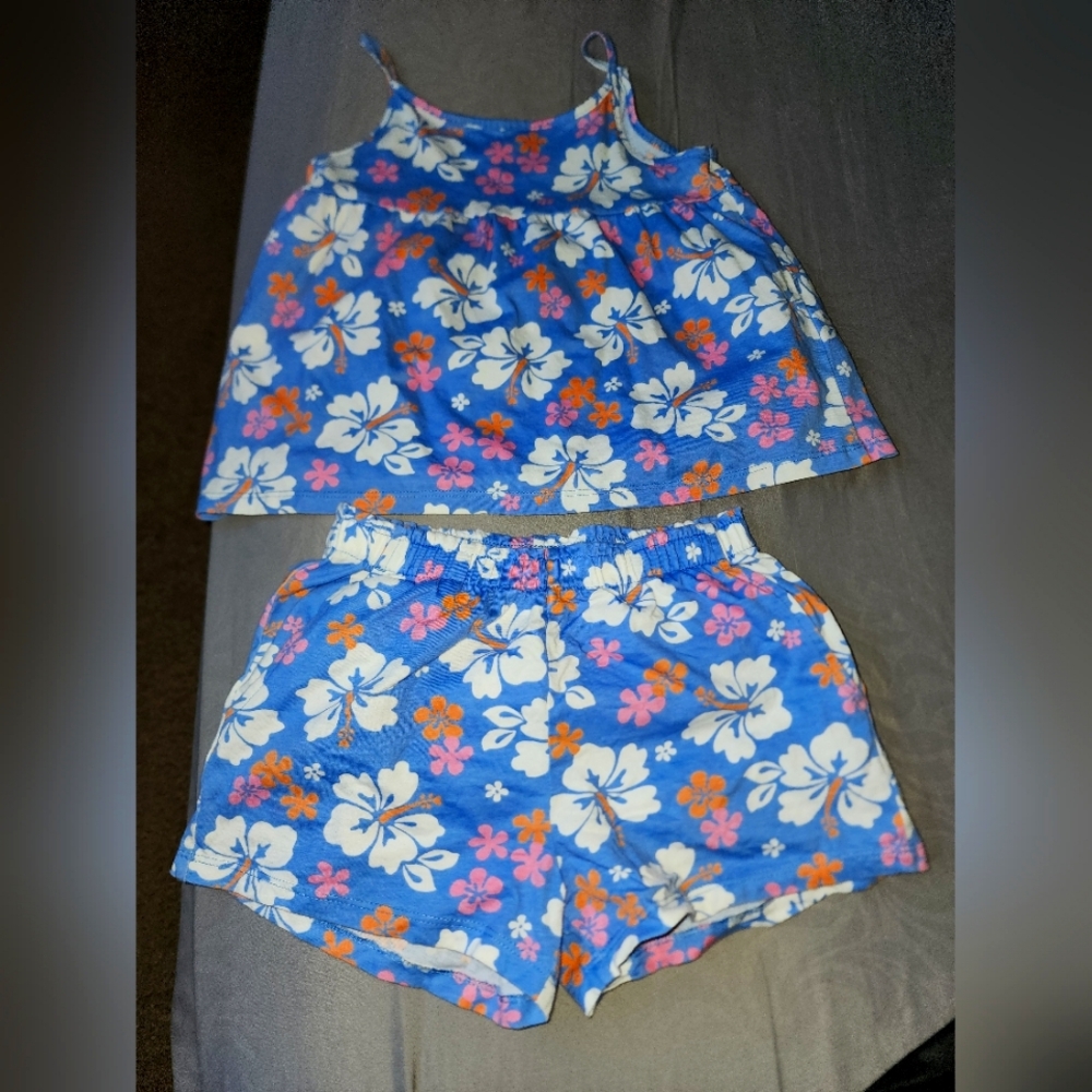 Girls short outfit.